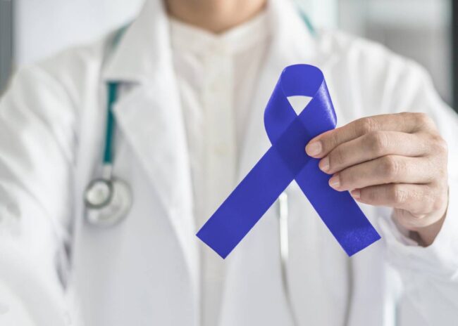 concept image for colon cancer awareness